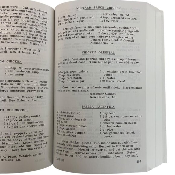 Pots Pans and Pioneers III Vintage Community Cookbook 1983 Louisiana Recipes - Picture 8 of 11